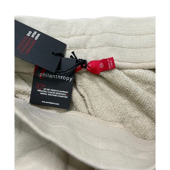 N: Philanthropy Coco Shorts Distressed Vintage Bone Beige Womens Size XS - NWT - Picture 7 of 12